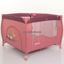 Детский манеж ME 1030 ARENA Rose Len, розовый